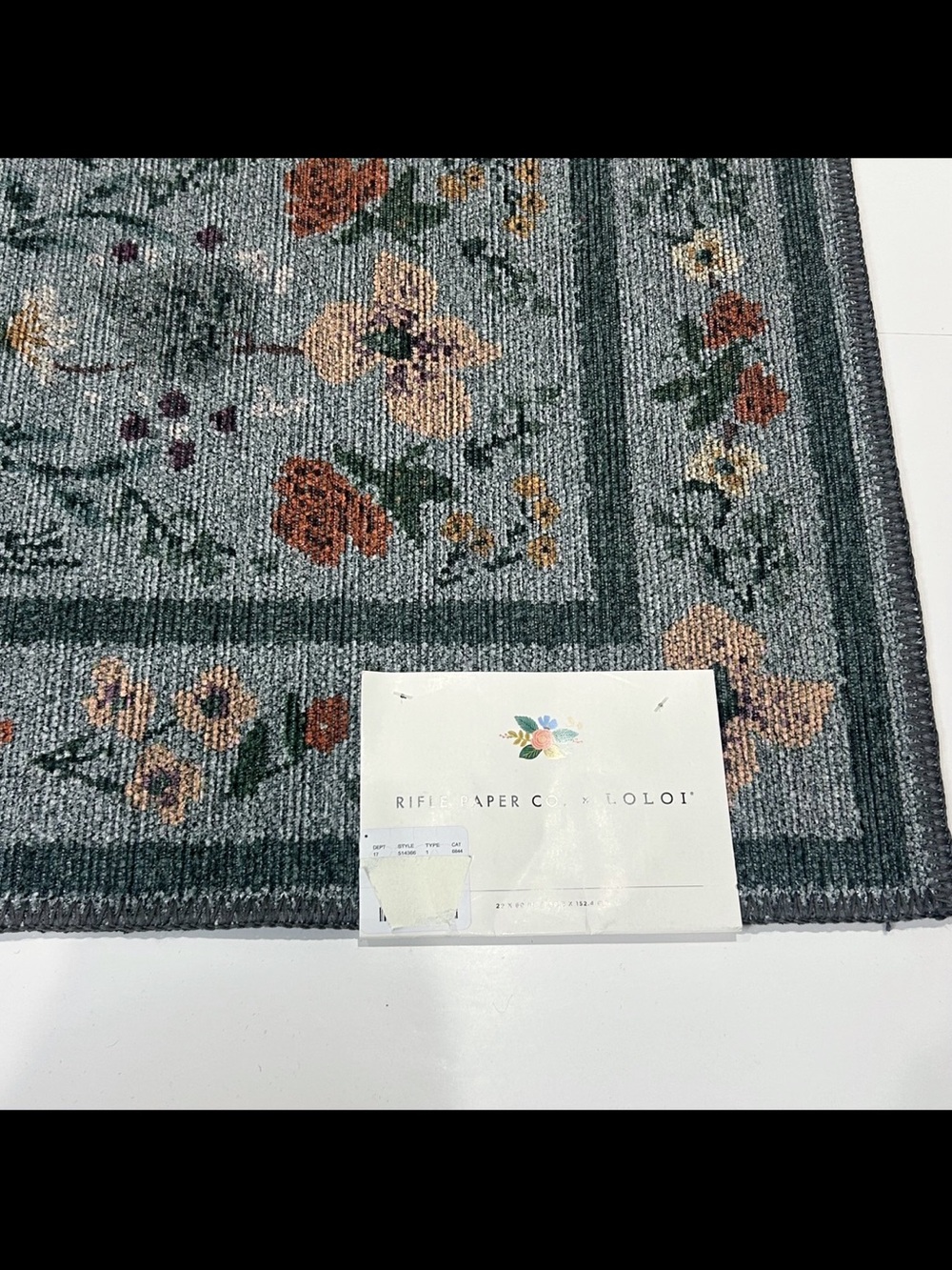 Rifle Paper Co Runner Rug - Picture 5 of 8